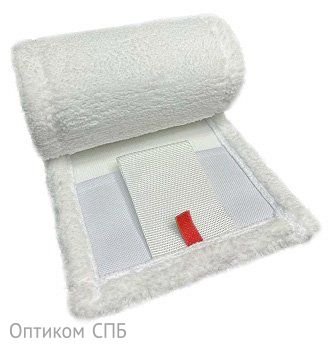 МОП плоский выполнен из микрофибры белого цвета. Размер 40х13 см. Используется для влажной уборки внутренних помещений в профессиональном и бытовом клининге. Предназначен для удаления загрязнений с гладких и структурированных поверхностей, подходит для всех видов полов и стен. Обладает высокой впитывающей способностью, собирает мелкие частицы грязи. Не оставляет разводов и следов ворса. В сухом состоянии под воздействием статического электричества притягивает пыль и грязь, не позволяя ей подняться в воздух. Оснащен универсальным креплением. Имеет большой срок службы.
