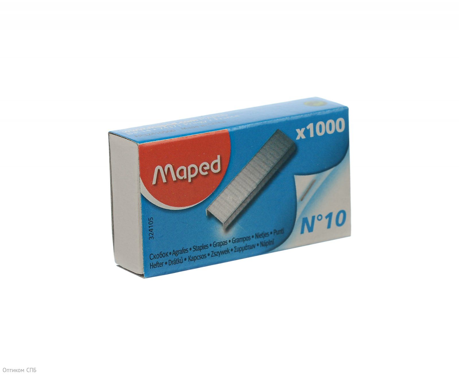 Скобы Maped Standard предназначены для степлеров №10 со сшивающей способностью до 20 листов. Скобы № 10 выполнены из стали с никелированным покрытием. 1000 скоб в картонной пачке.