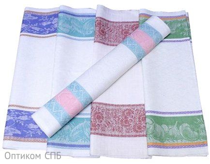 Салфетка техническая 50х100 см, п/лён, жаккард 