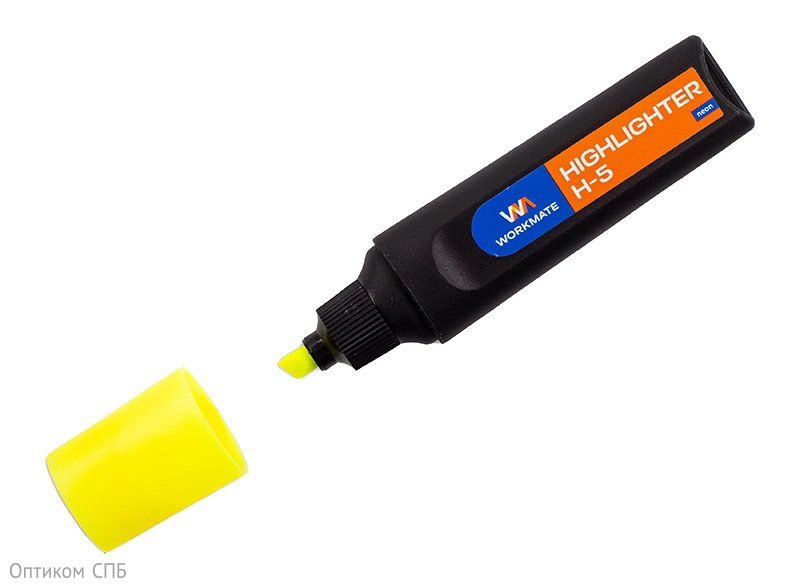 Текстовыделитель Workmate H-5, 1-4 мм, жёлтый