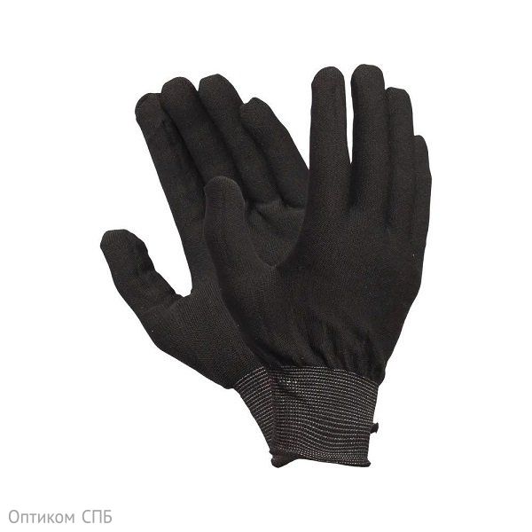 Перчатки нейлоновые, размер L (9-11), черные