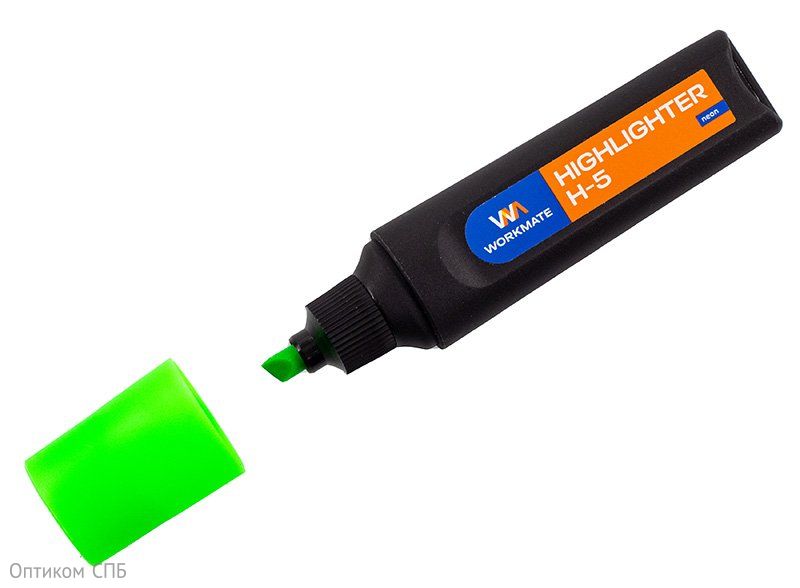 Текстовыделитель Workmate H-5, 1-4 мм, зеленый