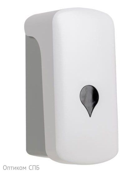 Диспенсер Keman под картриджи с пенным и жидким дозированием, с наливной колбой, 1 литр, А4, белый