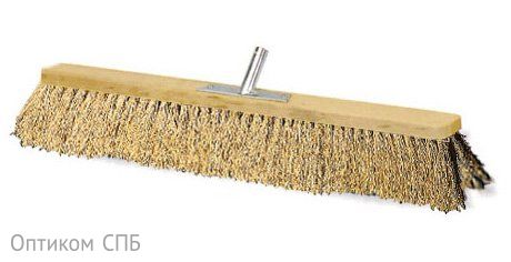 Щетка для пола TTS, кокосовое волокно, дерево, 80 см, без резьбы