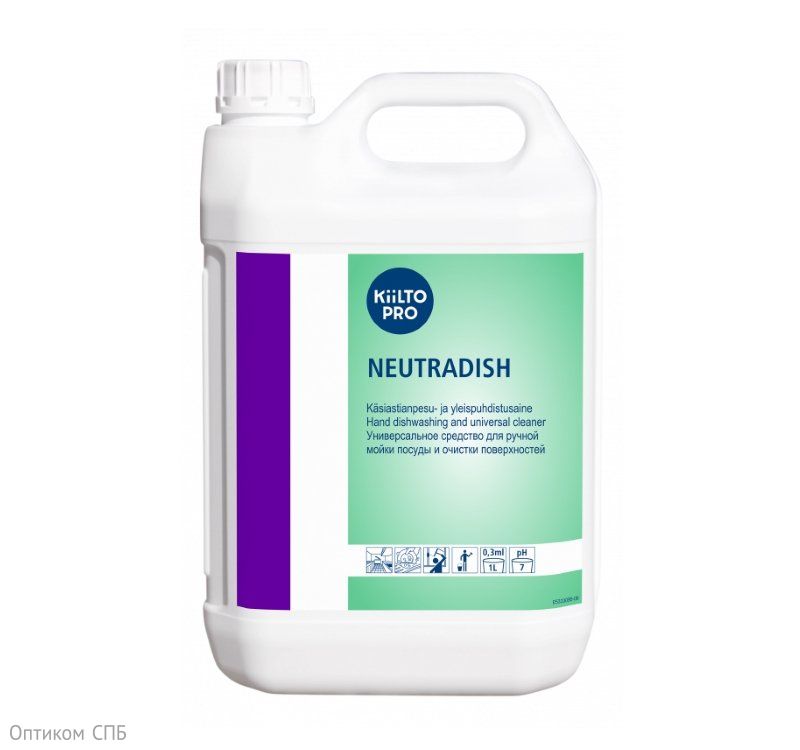 Neutradish/C1 ср-во для ручной мойки посуды и поверхностей 5 л.