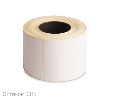 Термоэтикетка Термо ЭКО 75х120 мм, диаметр втулки 40 мм, пустая, 300 штук