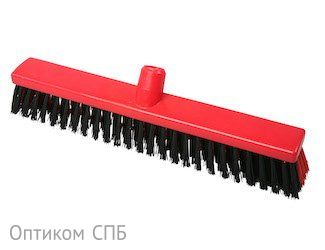 Щетка для пола FBK предназначена для сухой уборки внутренних помещений. Имеет корпус из полипропилена красного цвета. Оснащена комбинированной мягкой/жесткой щетиной для сбора различного вида мусора. Прекрасно справляется с пылью в труднодоступных местах, бережно очищает поверхности, не царапая их. Благодаря ширине 40 см позволяет быстро и качественно справиться с уборкой. Используется совместно с рукоятками FBK. Соответствует требования ХАССП. 