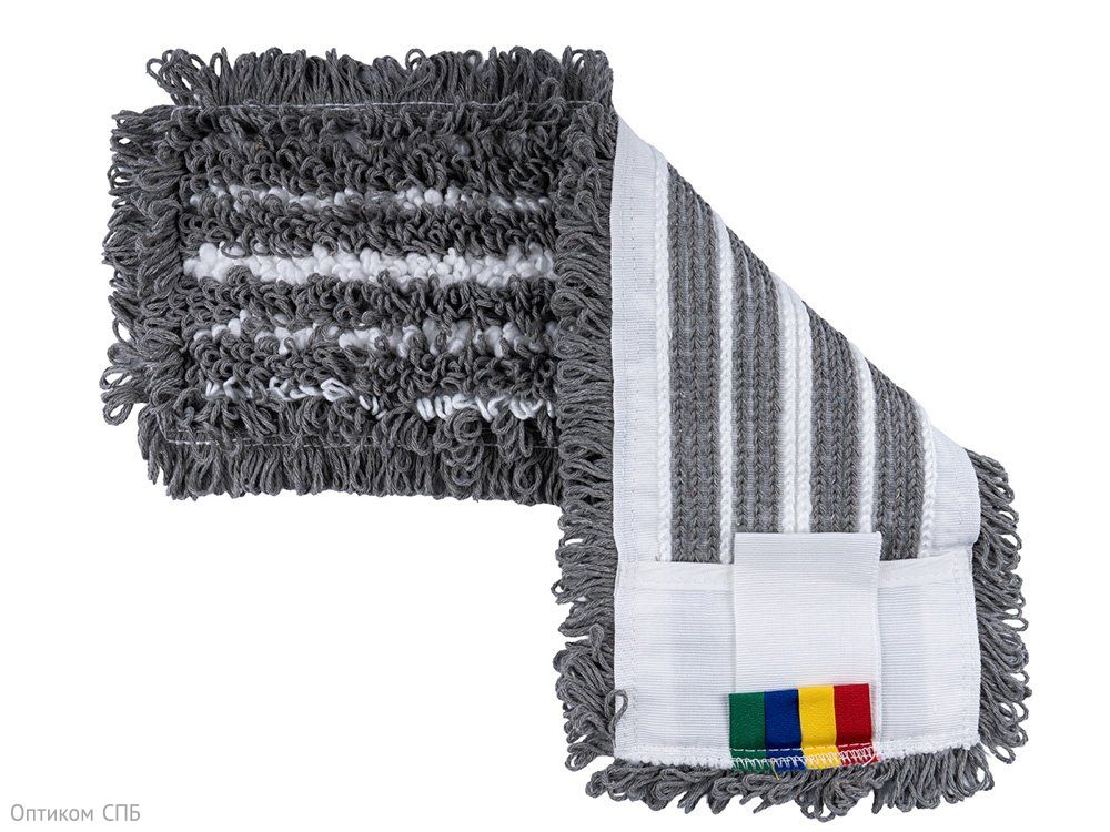 МОП плоский текстильный Optiline предназначен для эффективной сухой и влажной уборки различных типов поверхностей. Изготовлен из комбинированного материала, обеспечивает превосходные впитывающие свойства, высокую очищающую способность, сбор большого количества мусора и пыли, устойчив к износу. Хлопковые волокна отлично поглощают влагу, микрофибра эффективно захватывает пыль, грязь и мелкие частицы загрязнений. Плоская конструкция МОПа позволяет легко проникать в труднодоступные места. Универсальное крепление карман/ушки обеспечивает надежную фиксацию на держателе и быстрое снятие для стирки или замены. Размер 50х13 см подходит для обработки больших площадей с сохранением маневренности. Цветовая кодировка позволяет разделить зоны уборки, исключает возможность перекрестного загрязнения. МОП сохраняет свои рабочие характеристики после многочисленных стирок, быстро сохнет, не деформируется, устойчив к воздействию моющих средств.

Область применения: офисные и административные здания, торговые центры, медицинские учреждения, образовательные организации, предприятия общественного питания, гостиничные комплексы, жилые помещения.