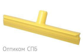 Сгон для пола FBK предназначен для удаления жидкости с гладких поверхностей. Изготовлен из полипропилена. Оснащен силиконовой вставкой, бережно очищает полы от лишней влаги, не повреждая поверхность. Легко очищается от загрязнений, быстро высыхает. Может использоваться совместно с рукоятками. Соответствует требования ХАССП. Цвет желтый. Длина 30 см.