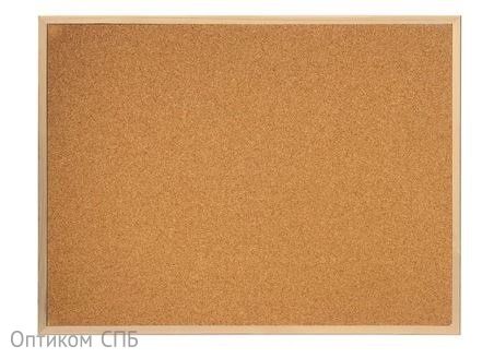 Доска пробковая Brauberg для объявлений 90х120 см, деревянная рамка
