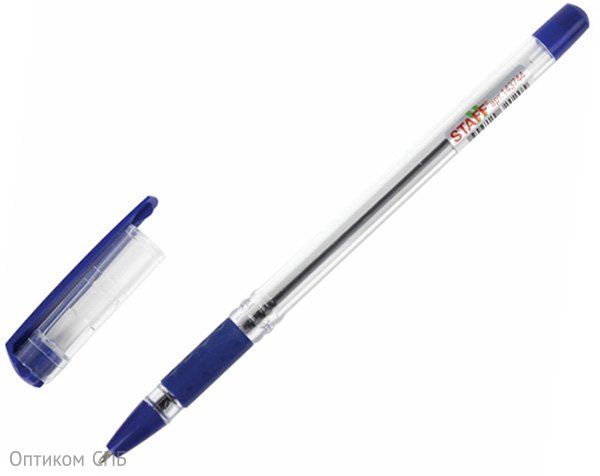 Ручка шариковая STAFF Basic OBP-11 оснащена синими чернилами на масляной основе. Стандартный пишущий узел с игольчатым наконечником диаметром 1 мм проводит линию толщиной 0,5 мм. Пластиковый круглый корпус имеет резиновую манжетку для комфортного использования ручки. Длина сменного стержня 140 мм. В цветной картонной коробке 12 штук.