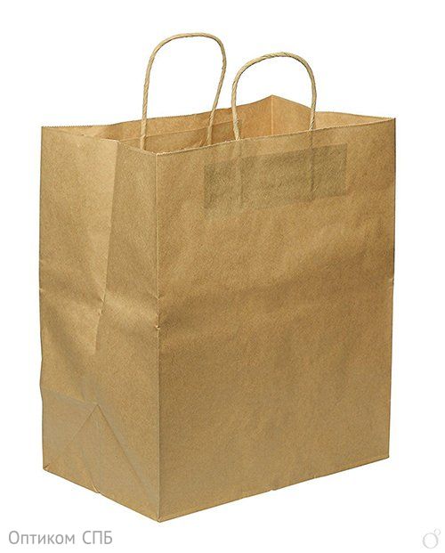 Бумажный крафт пакет-сумка с крученными ручками отлично подходит для пищевых продуктов и бытовых товаров. Благодаря плотной бумаге, пакет обладает высокой прочностью и отлично держит форму. Размер пакета 26х35 см, ширина бокового фальца 15 см. В упаковке 200 штук.