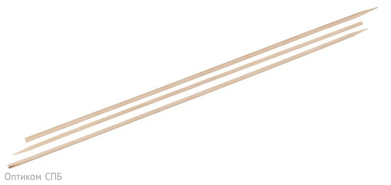 Шампур для шашлыка изготовлены из бамбука, длина 30 см, подходят для приготовления мясных, рыбных и овощных блюд на гриле, мангале, в духовом шкафу. Также возможно использование для сервировки стола, как элемента декорации и дизайна. В полиэтиленовой упаковке 100 штук.
