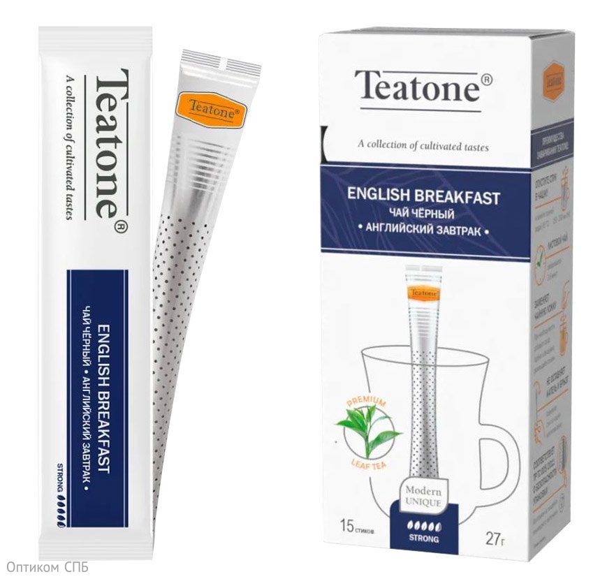 Черный чай Английский завтрак Teatone, 15 шт по 1,8 г