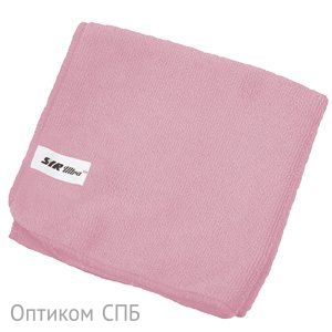 Салфетка SYR 40х40 см, 280 г/м², микрофибра 100%, красная, 10 штук в упаковке