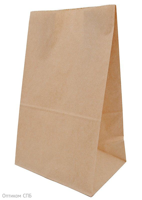 Бумажный пакет навынос с прямоугольным дном "В", типа McDonald's, подходит для кафе, ресторанов и фастфуда. Он позволяет взять еду с собой, а также сохранить окружающую среду, благодаря использованию экологически чистых материалов. Размер пакета 180х120х290 мм. Цвет коричневый. В упаковке 1000 штук.