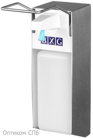 Диспенсер для дезинфицирующего средства локтевой BXG ESD-1000, 1 литр, металл