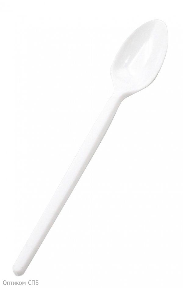 Ложка чайная Optiline Компакт, 125 мм, полистирол, 100 штук в упаковке ...