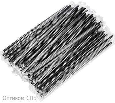 Трубочка без изгиба в индивидуальной упаковке, диаметр 10 мм, 24 см ...