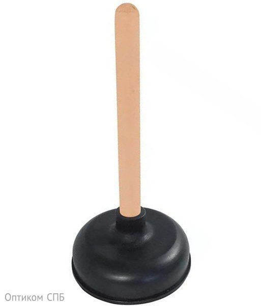 Вантуз цилиндрический малый с деревянной ручкой. Артикул 31-3809 ...